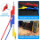 4mm Stackable Banana to Banana Plug Flexible Cable, Electrical Test Leads with 10PCS Protective Copper Alligator Clips 4