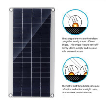 2X 30W Flexibla Solpaneler Solceller för Bil Husbil BåT Hemtak SkåPbil Camping Solar Batteri, 10A Solar Controller Module