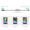3X Wireless  LED Dimmer Remote Controller DC5-24V Phone APP Connection Control for RGB Light Strip Timer 6