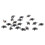 80pcs 5V 0.3 A  Size Black SPDT Slide  for Small DIY Power Electronic Projects 6