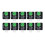 10Pcs Green LED Module 10mm 3.3V‑5V Decorative Light Board 2