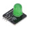 10Pcs Green LED Module 10mm 3.3V‑5V Decorative Light Board 12