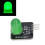 10Pcs Green LED Module 10mm 3.3V‑5V Decorative Light Board 10