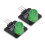 10Pcs Green LED Module 10mm 3.3V‑5V Decorative Light Board 15