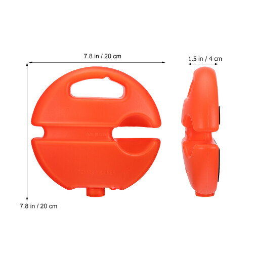 4Sets Tennis Training Tool Mit Stabiler Basis Und Rückprallball Orange 1