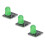 10Pcs Green LED Module 10mm 3.3V‑5V Decorative Light Board 16