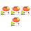 4Sets Tennis Training Tool Mit Stabiler Basis Und Rückprallball Orange 7
