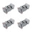 4Pièces Filets Pliables Nylon Métal Pièges Réutilisables Crustacés 9