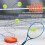4Sets Tennis Training Tool Mit Stabiler Basis Und Rückprallball Orange 11