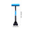 Frostschaufel Auto Schneeräumer Aluminium Blau Ergonomisch 2
