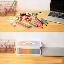 3st 4x6 Inch Foto-Opbergdozen Fotodoos met Handvat, 10 Plastic Binnenfotohouders, Plakboekorganizer Containerdoos