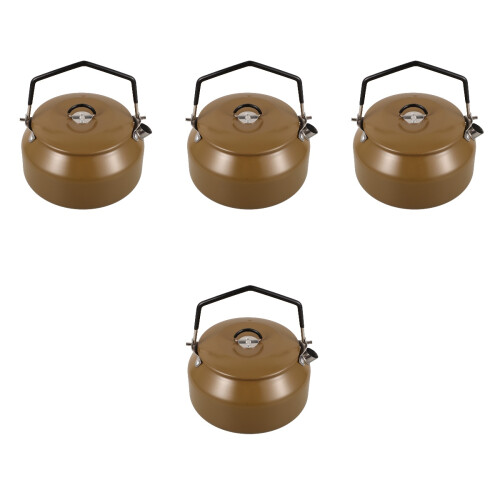 4Stk Tragbarer Camping Teekessel , Robust 2