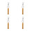 4Pièces Accessoires Réparation Pointe Queue Billard Aluminium Élégant 4