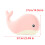 Oreiller ergonomique de baleine de mousse de mémoire avec-Rose 4