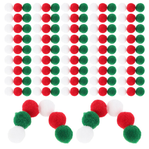 4Stk Farbenfrohe -Pompons Weich Elastisch Für Projekte 2