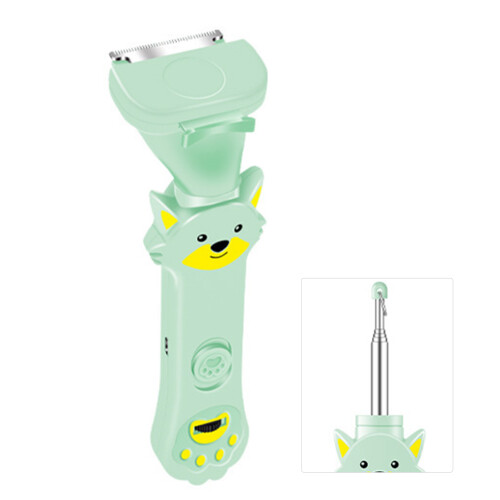 Interactive Cat Laser Toy with Feather, USB Rechargeable – Pink, White, Green 2