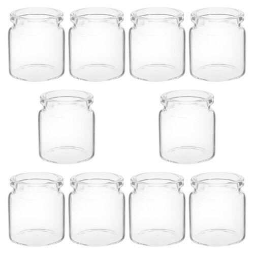 50Stk Pflanzen Fläschchen Transparent Für - Und 1
