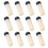 48Pièces Kit Embouts Queue Billard Métal Accessoires Pool 2