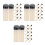 48Pièces Kit Embouts Queue Billard Métal Accessoires Pool 6
