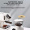 Automatic Electric Coffee Grinder Burr Mill with Visual Bean Storage for Espresso, American Coffee A US Plug 4