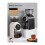 Automatic Electric Coffee Grinder Burr Mill with Visual Bean Storage for Espresso, American Coffee B US Plug 6
