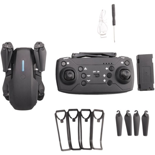 Pro Drone 4K HD Camera Foldable Drone Height Fixed Remote Control Pro Wifi Drone Gift Toys Dual Camera 2 Battery