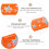 Harmonica Plastique Orange Pour Enfants Jouet Musical 7