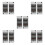 10Pcs Durable Outdoor Waterproof Electrical Enclosure Box with Window 9
