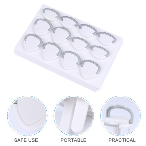 12Pièces Cache-Prises ABS Protection Anti-Choc 1