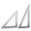 Multifunction Carpenter Square Stainless-isosceles triangle 2