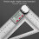 Multifunction Carpenter Square Stainless-isosceles triangle 5