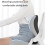 Verbessert das komfortable Memory Foam-Sitz- und-Dunkelgrau 6