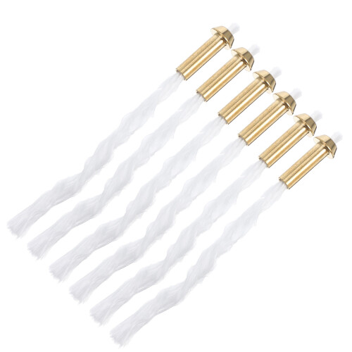 18Pièces Mèches Coton Support Alliage Pour Lampes À Huile Maison 2