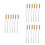 18Pièces Mèches Coton Support Alliage Pour Lampes À Huile Maison 7