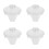4Pièces Caps En Résistants Chaleur Pour 4