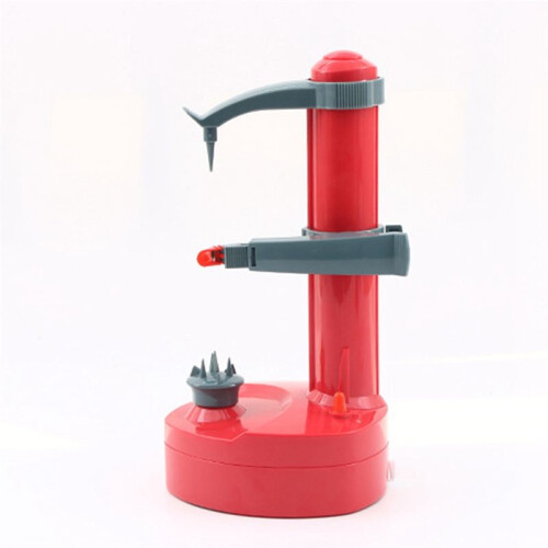 110V Potato Peeler Electric with 3 Blades Automatic Paring Machine Kitchen Tools Cutter Slicer for Vegetable US Plug 1