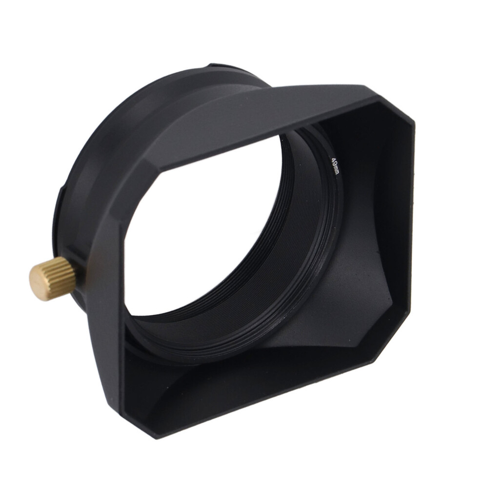 Square Retro Lens Hood For X70 With 49Mm Filter Black 7340572994561