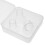 6Pièces Inserts Silicone Transparente Pour Tétine Tire-Lait 6