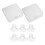 6Pièces Inserts Silicone Transparente Pour Tétine Tire-Lait 7