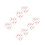 8Ensembles Présentoir Portable Rose Support Ongles Factice 7