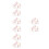 8Ensembles Présentoir Portable Rose Support Ongles Factice 9