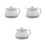 3Ensembles Urinal En Couverts Pot De 4