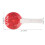 3Pièces Rouge Plastique Ajustable Pour Jeu Éducatif 3