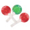 3Pièces Rouge Plastique Ajustable Pour Jeu Éducatif 10