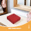 2Pièces Boîte En Étain Rouge Grande Pour Rangement 9