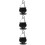 3Sets Black Ceramic Iron Hanging Cauldron Wax Melt Burner for Home 10