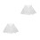 2Pièces Jupon Polyester Cerceau Pour Robe Fête 4