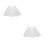 2Pièces Jupon Polyester Cerceau Pour Robe Fête 5