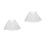 2Pièces Jupon Polyester Cerceau Pour Robe Fête 7