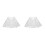 2Pièces Jupon Polyester Cerceau Pour Robe Fête 8